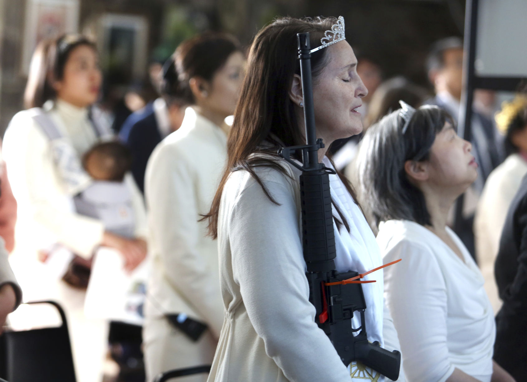 Church Ceremony AR15 Rifles